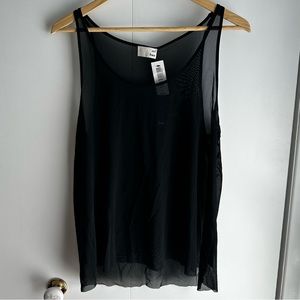 Aritzia Wilfred Free Sheer McNally Tank Top